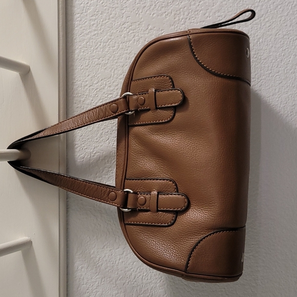 Lacoste Leather Satchel Handbag - Picture 2 of 9